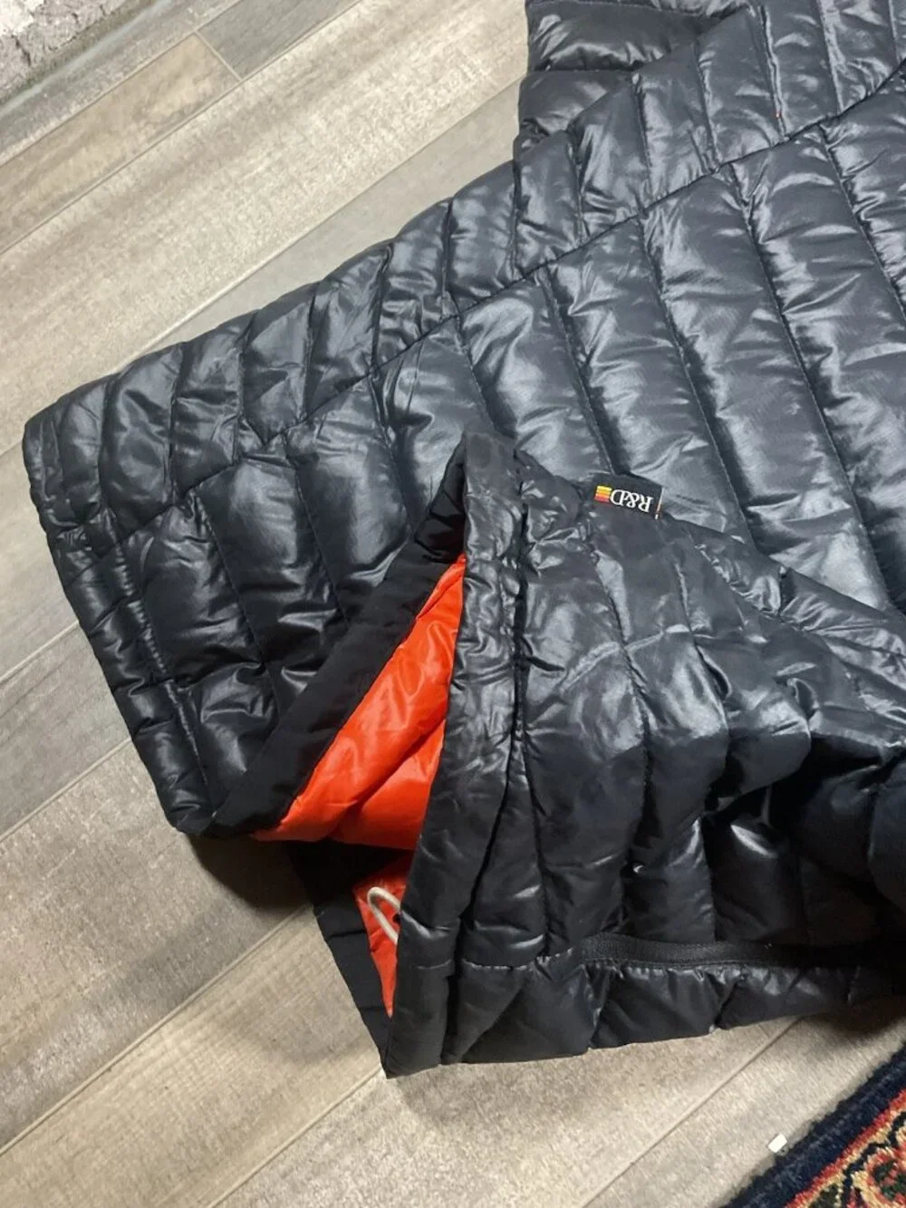 Peak Performance Black Light Mens XL Micro Light Puffer Jacket Sweden Gorpcore